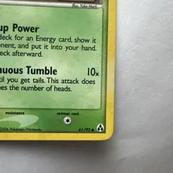 2006 Pokemon TCG Seedot From EX Legend Maker 61/92 Near Mint Card - Image 5