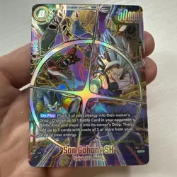 Son Gohan SH FB07-121 Super Alternate Art Wish For Shenron Dragon Ball Card Engl - Image 1