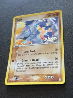 Onix 69/109 Team Rocket Returns Reverse Holo STAMPED Pokemon Card - Image 2