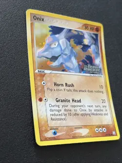 Onix 69/109 Team Rocket Returns Reverse Holo STAMPED Pokemon Card - Image 3