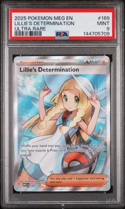 Lillies Determination 169/132 Ultra Rare Mint Condition PSA 9 Pokemon Card - Image 1