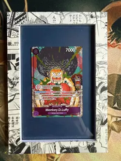 Afro Monkey D Luffy OP07-073 BANDAI Card Games Fest 25-26 Promo One Piece TCG - Image 1