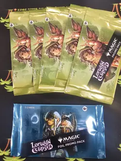 2026 Magic the Gathering MTG LORWYN ECLIPSED (1) Foil & (5) Regular Promo Packs - Image 1