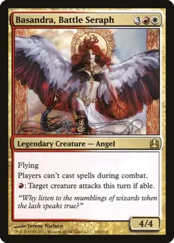 Basandra, Battle Seraph - Commander 2011 #184 - Magic the Gathering MTG - Image 1