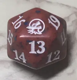 Innistrad Midnight Hunt ( red ) MTG D20 Spindown Lifecounter Set Dice - Image 1