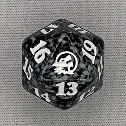Magic the Gathering Spindown D20 Life Counter INNISTRAD MIDNIGHT HUNT MID BLACK - Image 1