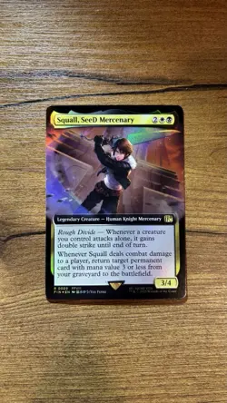 Squall, SeeD Mercenary FOIL (Extended Art) - FINAL FANTASY (FIN) - Image 1