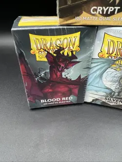 DRAGON SHIELD PROTECTIVES SLEEVES, NEW / SEALED LOT OF 3 - Image 3