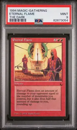 Eternal Flame - The Dark - MTG - MINT - PSA 9. POP 5. More MTG in store - Image 1