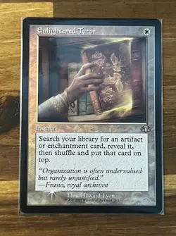 MTG Enlightened Tutor Magic 2023 Instant Foil Retro Frame White 263 Lyon NM - Image 1