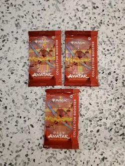 Magic The Gathering X Avatar MTG Collector Booster Pack Lot 3x New Sealed - Image 1
