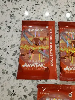 Magic The Gathering X Avatar MTG Collector Booster Pack Lot 3x New Sealed - Image 4