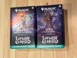 Set of 2 Lorwyn Eclipsed ECL MTG Magic Commander Decks - Image 1
