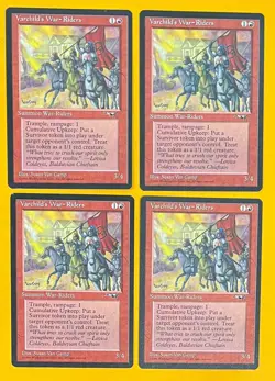 MTG VARCHILD'S WAR-RIDERS (x4) Alliances (OldManMTG 010-001) - Image 1