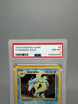 Gyrados Holo 1999 Pokemon Base Set English 6/102 PSA 8 - Image 2