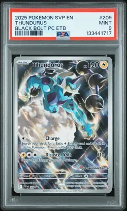 Thundurus - 2025 Pokemon Svp En-Sv Black Star Promo #209 PSA 9 - Image 1