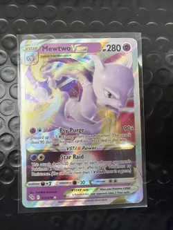 Pokemon TCG Mewtwo VSTAR Holo Ultra Rare 031/078 Pokemon Go Nm/Lp - Image 1