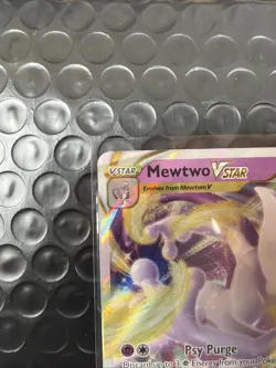 Pokemon TCG Mewtwo VSTAR Holo Ultra Rare 031/078 Pokemon Go Nm/Lp - Image 2