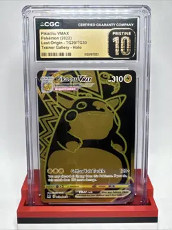 Pokemon TCG Pikachu VMAX TG29/TG30 Lost Origin 2022 Holo CGC Pristine 10 - Image 1