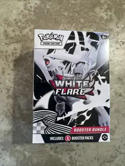 Pokemon TCG Scarlet & Violet White Flare Booster Bundle 6-Pack Sealed - Image 1