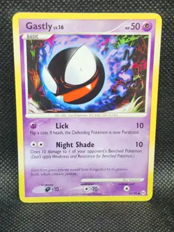 Pokemon Gastly Arceus 36/99 LP Condition - Image 1