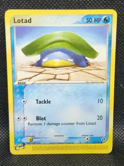 Pokemon Lotad Ex Sandstorm 67/100 LP Condition - Image 1