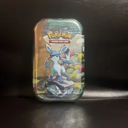 Pokemon TCG Prismatic Evolutions Mini Tin New Glaceon Factory Sealed New - Image 1