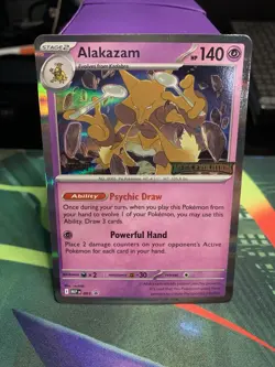 Alakazam - MEP003 - Pokemon Mega Evolution STAFF Prerelease Holo Promo - Image 1