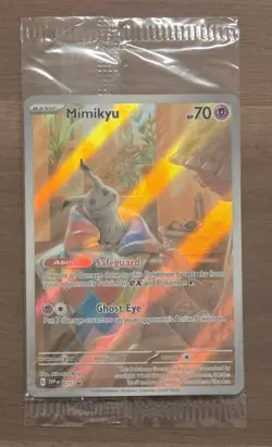 SEALED Pokemon Mimikyu SVP 075 Paldean Fates Black Star Promo - Image 1