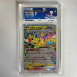 Pikachu EX 033/106 ACE 9 GRADED Super Electric Breaker Japanese Holo RR Pokemon - Image 1
