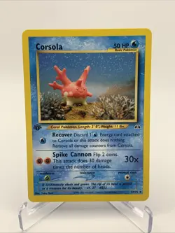 Corsola 37/75 - Pokemon Neo Discovery - LP - Image 2