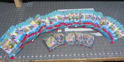 52x SLEEVED Pokemon Scarlet & Violet Journey Together TCG Booster Packs - Image 2