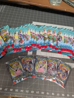 52x SLEEVED Pokemon Scarlet & Violet Journey Together TCG Booster Packs - Image 3
