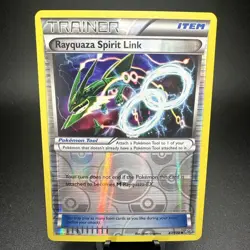 Rayquaza Spirit Link 87/108 Reverse Holo Roaring Skies Pokemon TCG LP/NM - Image 1