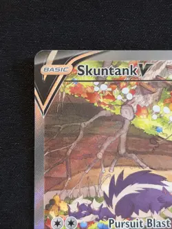 Skuntank V 181/195 Alternate Art Ultra Rare Silver Tempest Pokemon English NM - Image 2