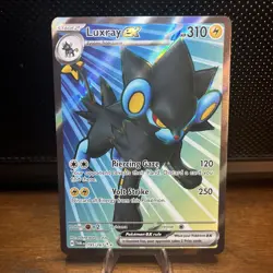 Luxray ex 195/167 Pokemon Twilight Masquerade SV06 Full Art Ultra Rare Holo NM - Image 1