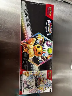 Pokemon Prismatic Evolutions Surprise Box Booster Bundle Eevee Nintendo TCG - Image 1