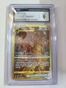 CGC 9 MINT Giratina VSTAR Crown Zenith Secret Rare Full Art Holo Pokemon GG69 - Image 1