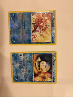 Pokemon Legendary Treasures Magikarp Reverse holo 30/113 and Piplup RC6 - Image 1
