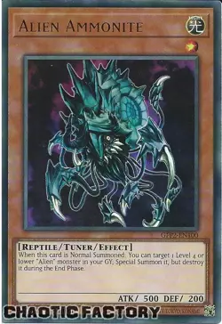 YUGIOH GFP2-EN100 Alien Ammonite Ultra Rare 1st Edition NM - Image 1