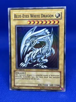 Blue Eyes White Dragon Super Rare 1st Edition DPBK-EN001 Yugioh! NM🔥 - Image 1