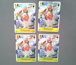 Garp SR ST13-013 Playset ×4 One Piece TCG Starter Deck 13 English - Image 1