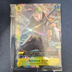 One Piece Roronoa Zoro OP07-113 Illustration Box Vol. 3 Promo Holo Sealed - Image 1