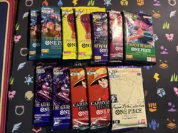 One Piece TCG Booster Packs Lots Of 12 - Image 1
