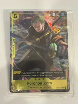 One Piece Roronoa Zoro OP07-113 Illustration Box Vol. 3 Promo - Image 1