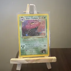 Pokemon TCG Erika's Vileplume Holo Rare Card 5/132 Gym Heroes Unlimited - Image 1