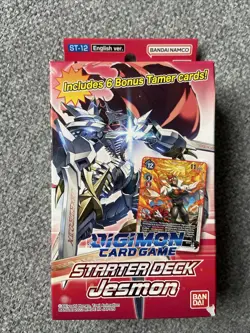 Digimon Jesmon Starter Deck : ST-12 New & Sealed TCG Trading Card Game 54 Cards - Image 1