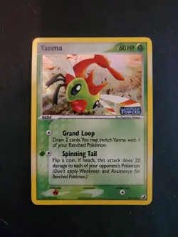 Yanma Unseen Forces HP 50/115 Reverse Holo Stamped Pokemon Card Tcg See Pics - Image 1