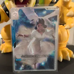 GD03 A Show of Resolve (SP) U+ English. Gundam Card Game Steel Requiem. GD01-100 - Image 1