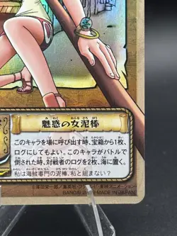 Nami CE-C03 Holo Foil 2002 Bandai One Piece Japanese TCG Card Anime Rare - Image 4